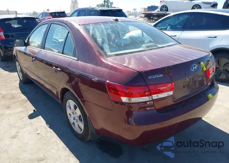 2008 Hyundai Sonata Gls z USA, uszkodzony, nr VIN 5NPET46C48H388807